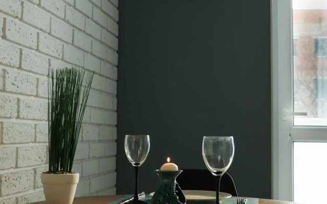 Blue apartments on Kotsyubinsky Avenue