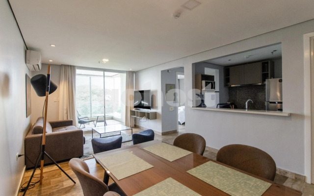 Encantador Apartamento en Villa Morra 1D004