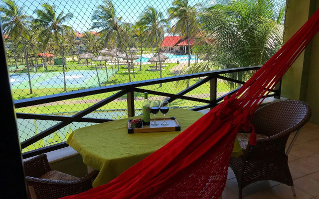 Aquaville, pé-na-areia, lazer, 900m do Beach Park