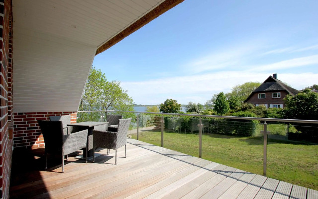 Ferienhaus Rohrweihe Haus Terrasse, Gartennutzung, Meerblick