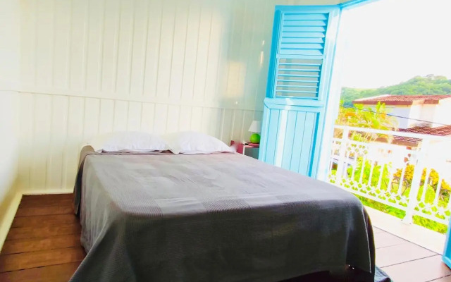 Location Maison Bleue avec piscine privative au Carbet Martinique