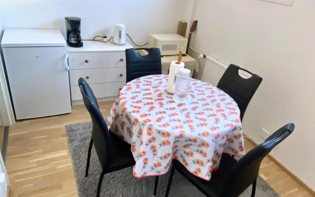 private bedroom and bathroom with private entrance