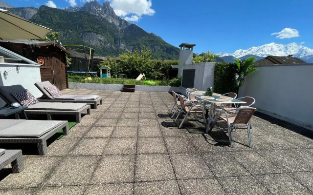 Rooftop 1 - Jacuzzi privé au pied du Monte-blanco