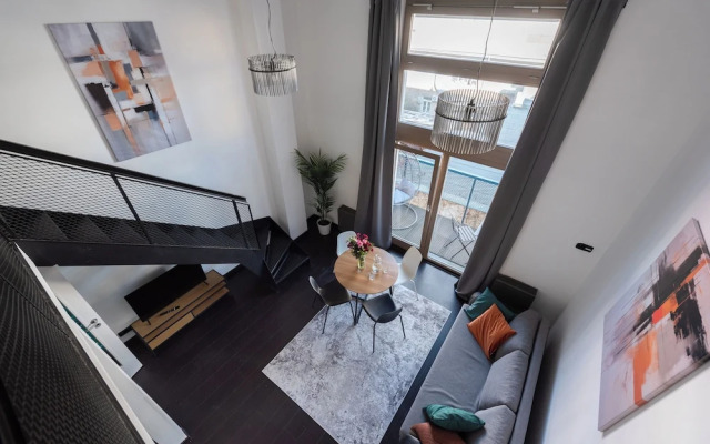 Comfy loft with balcony