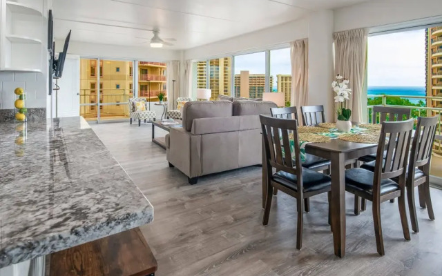 Ilima Suite at The Ilikai Short Walk to Beach!