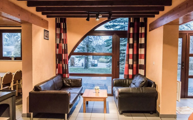 Comfortable bungalow with a terrace located in the Ourthedal