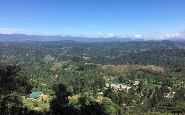 Overlooking The City Of Nuwara Eliya and The Single Tree Mountain