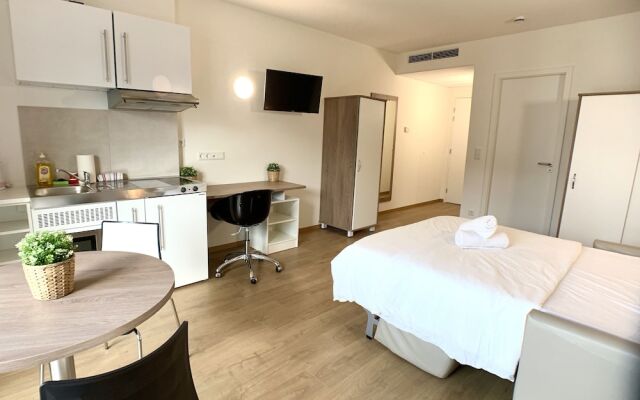 Fully Furnished Studio - City Center Belval in Sanem, Luxembourg from 109$, photos, reviews - zenhotels.com guestroom