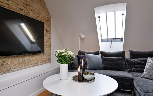 Fantastic Duplex Apartment with Modern Danish Design Furniture