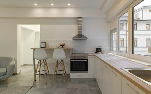 Central 4BR Flat - 2 Units Combined with Balconies, Near Cismigiu, 2 Kitchens & 2 Baths