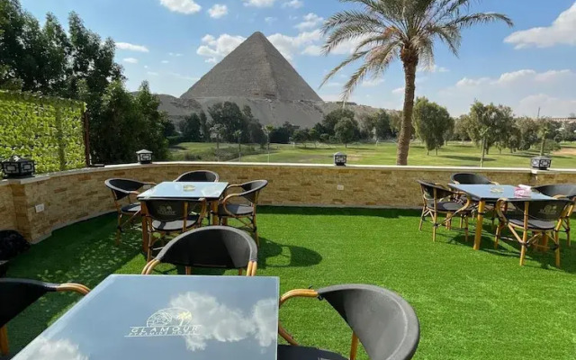 Golden Glamour Pyramids View