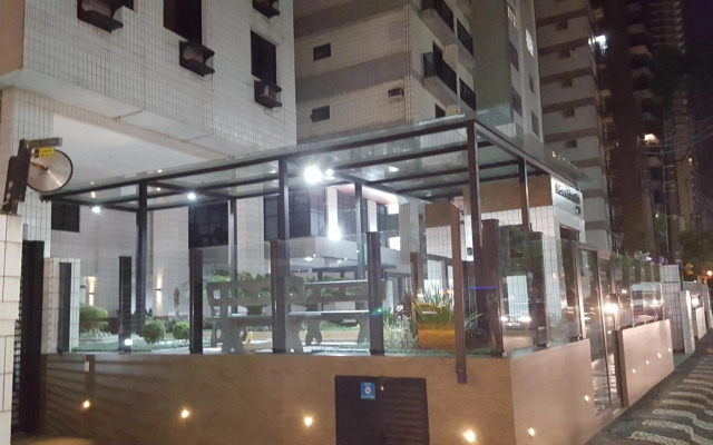 Santos - Apartamento Frente Mar C/ Ar Condicionado/ Garagem Privativa/Internet/TV a Cabo