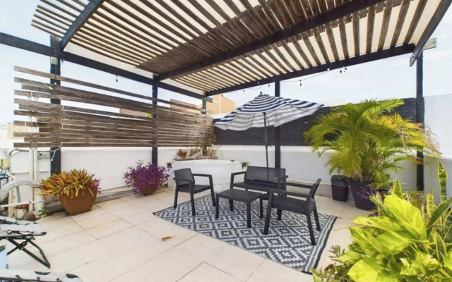 Stylish 2BR Penthouse Rooftop in Playa del Carmen