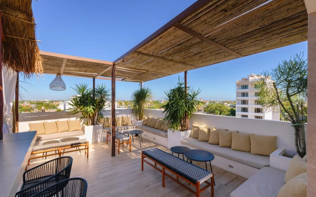 Terrasse Hotel Playa del Carmen