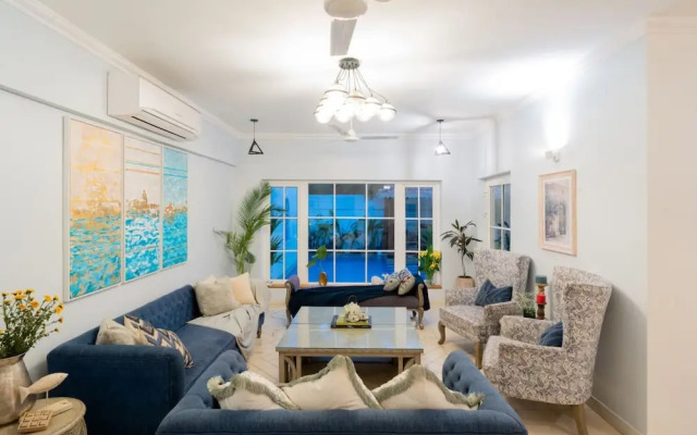 Villa Bauhinia - 5bhk With Pool 10 Mins to Beach