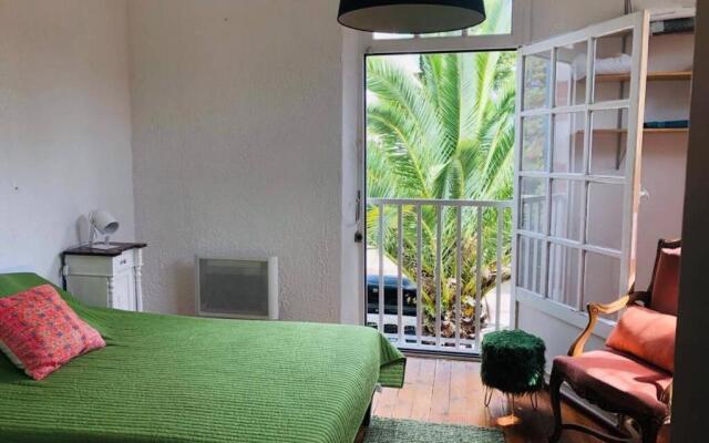 Appt 1 chambre calme clim jardin plage gare proche