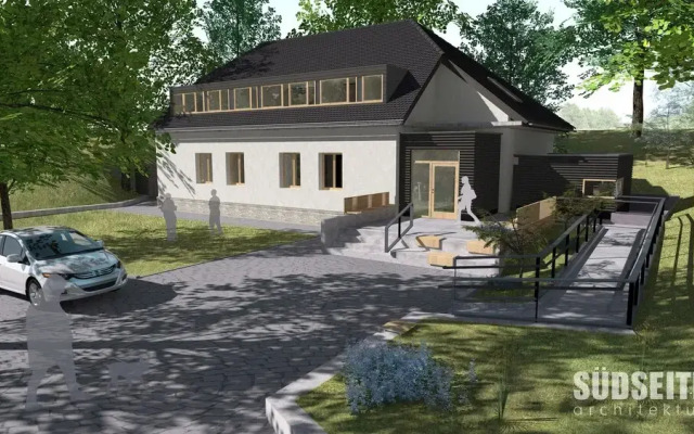 PulverhÃ¼tte GÃ¤stehaus im Egapark