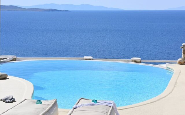 Amazing Sea View Villa Nymph By Calypso Sunset