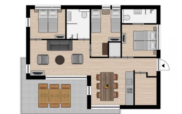 Modern Lodge Near Beach