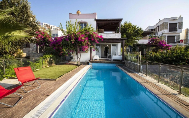House With Amazing Sea View and Pool in Gumusluk