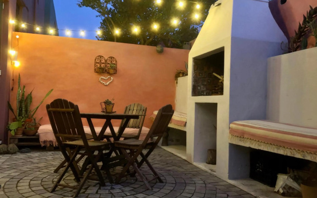 The Pink House boho apartment