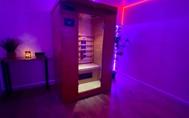 COSY & SPA Appartement Luxe JACUZZI SAUNA Suite Cristal