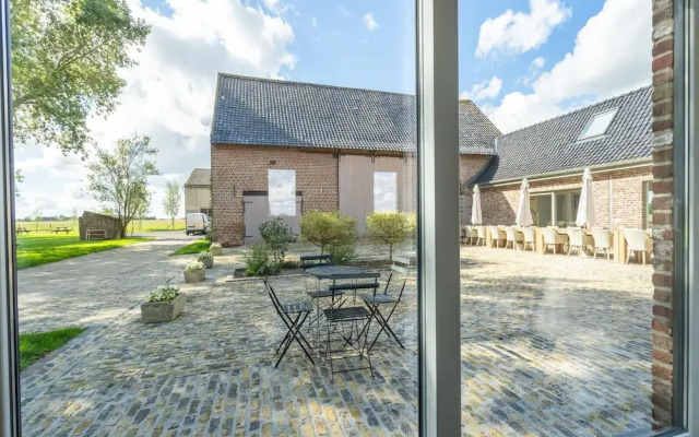 Spacious Holiday Home With Pond in Poperinge