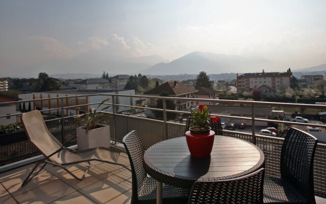 Home on the roof with calm and tranquility
