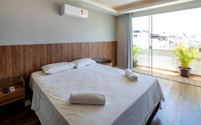 Coberturas Alto Luxo com Terraço, BBQ e Jacuzzi