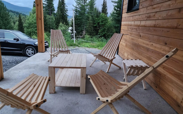 Дом SPA с большой ванной и видом на горы