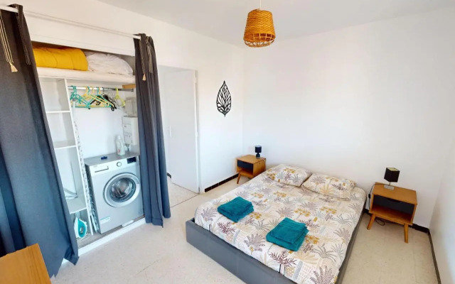 Appartement T2 vue plage Mèze proche Sète