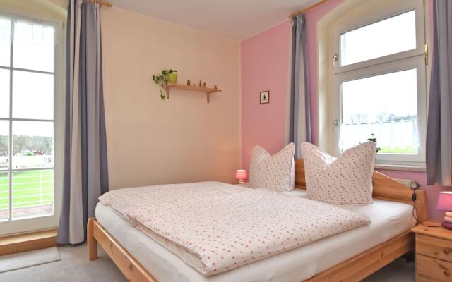 Apartment in Mülsen With Balcony, Heating, Garden Furniture