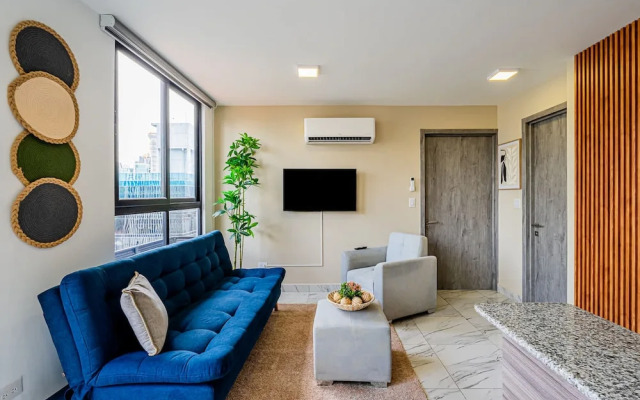 w Sophisticated 1BR w High-rise View in Calle 50