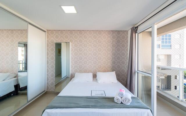 Flat aconchegante no Setor Bueno - TH1604