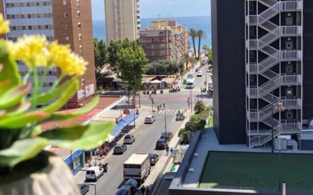 Apartment with One Bedroom in Benidorm, with Wonderful Sea View, Shared Pool, Balcony - 350 M From the Beach