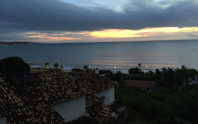 Flat em Ponta Negra com vista para o mar