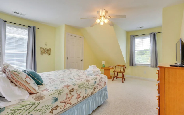 Waterfront Oak Island Home w/ Dock