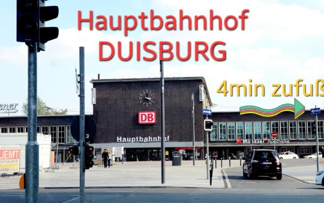 Duisburg Zentrum Orchidee, 5min vom HBF, Düsseldorf Messe und Flughafen 35 min