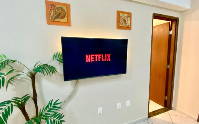 Terrazzo 110 Ponta Negra Praia Flat - NBI - 54 m2 - Smart Tv