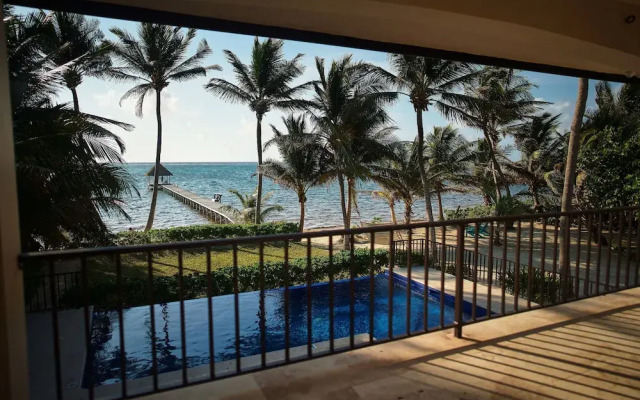 Beachfront Villa With Long Private Pier and Pool