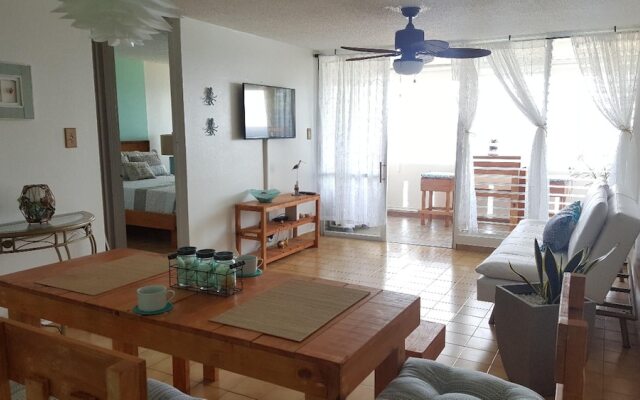 Breathtaking ocean view apt, steps from the beach!