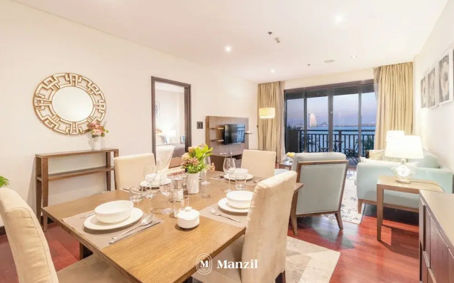 Manzil - 1BR in Palm with Sea View