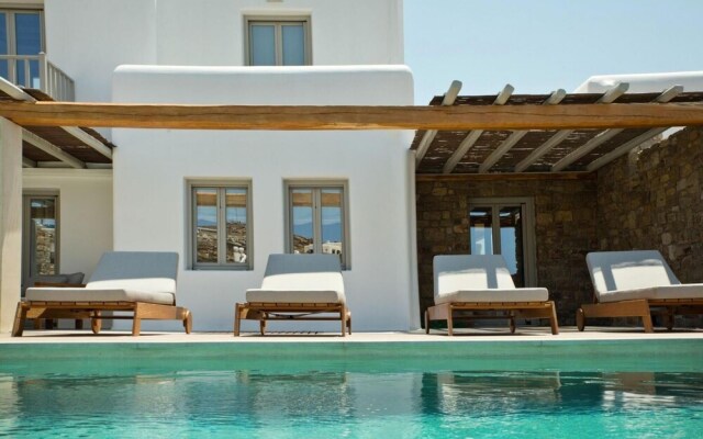 Luxury Key Mykonos 5 Bed Villa White Satin Agia Sofia