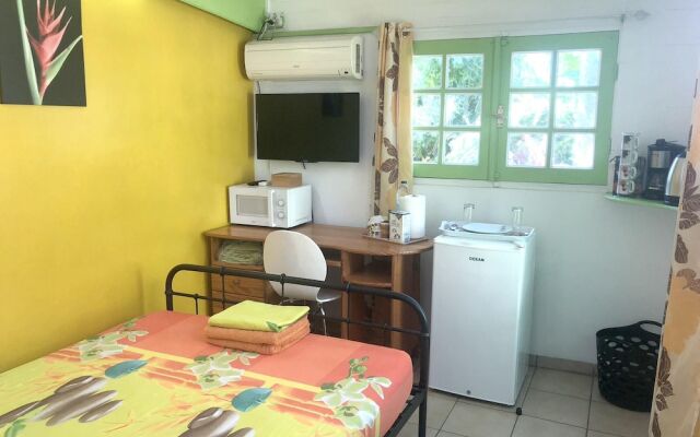 Studio In Basse Terre With Enclosed Garden And Wifi 12 Km From The Beach