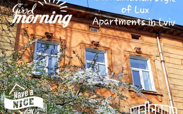 Scandinavian style of Lux Apartments in Lviv