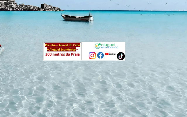 Arraial do Cabo - Prainha - Aluguel Economico