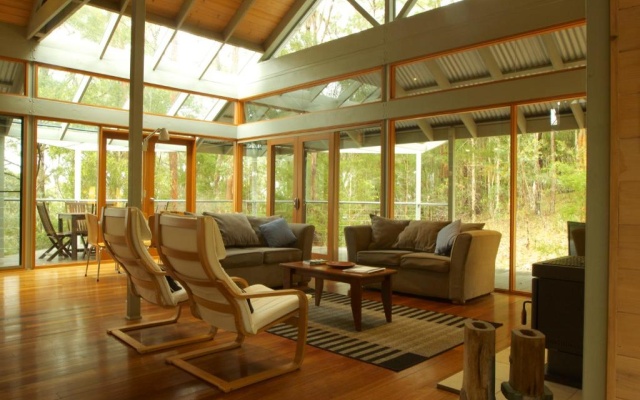 Bombah Point Eco Cottages – Balcony – Bombah Point