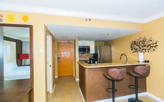 Spacious One Bedroom Harbor View Condos at Ilikai Marina With Private Balcony