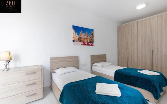 Superbe APT next to UNI skatepark & St Julian by 360 Estates