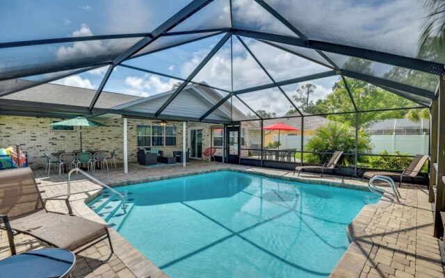 Chic Palm Coast Escape: Lanai & Heated Pool!